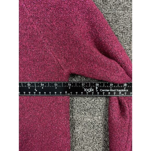 Children’s Place Sequin Wings Sweater Dress Womens Size XL (14) Burgundy NEW - Picture 8 of 8